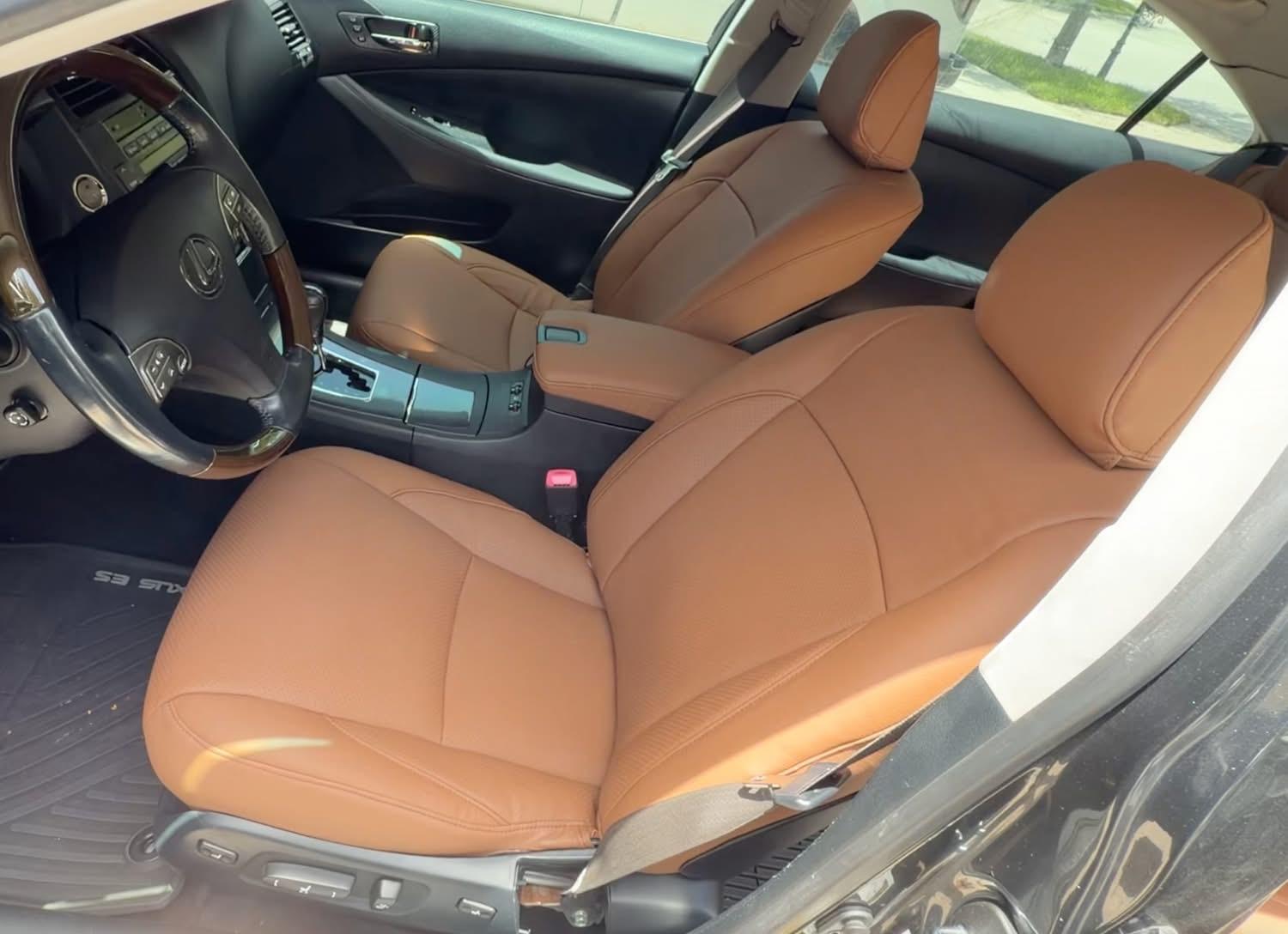 Genuine Leather seat covers replaced Finally